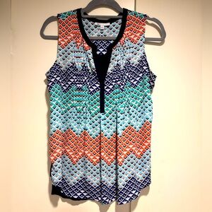 Mixed Media DR 2 flowy tank top